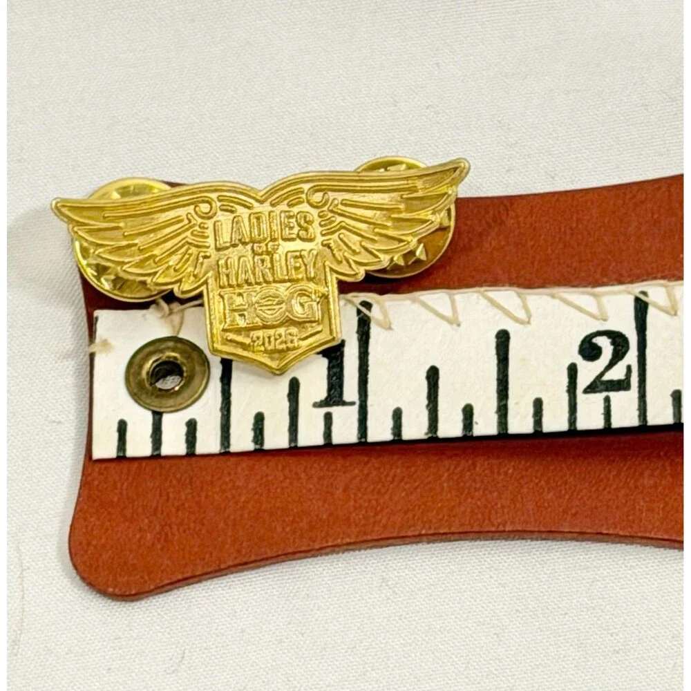 Harley-Davidson Ladies of Harley (LOH) HOG Gold-Tone Winged Lapel Pin